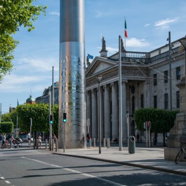 O'Connell street in Dublin.